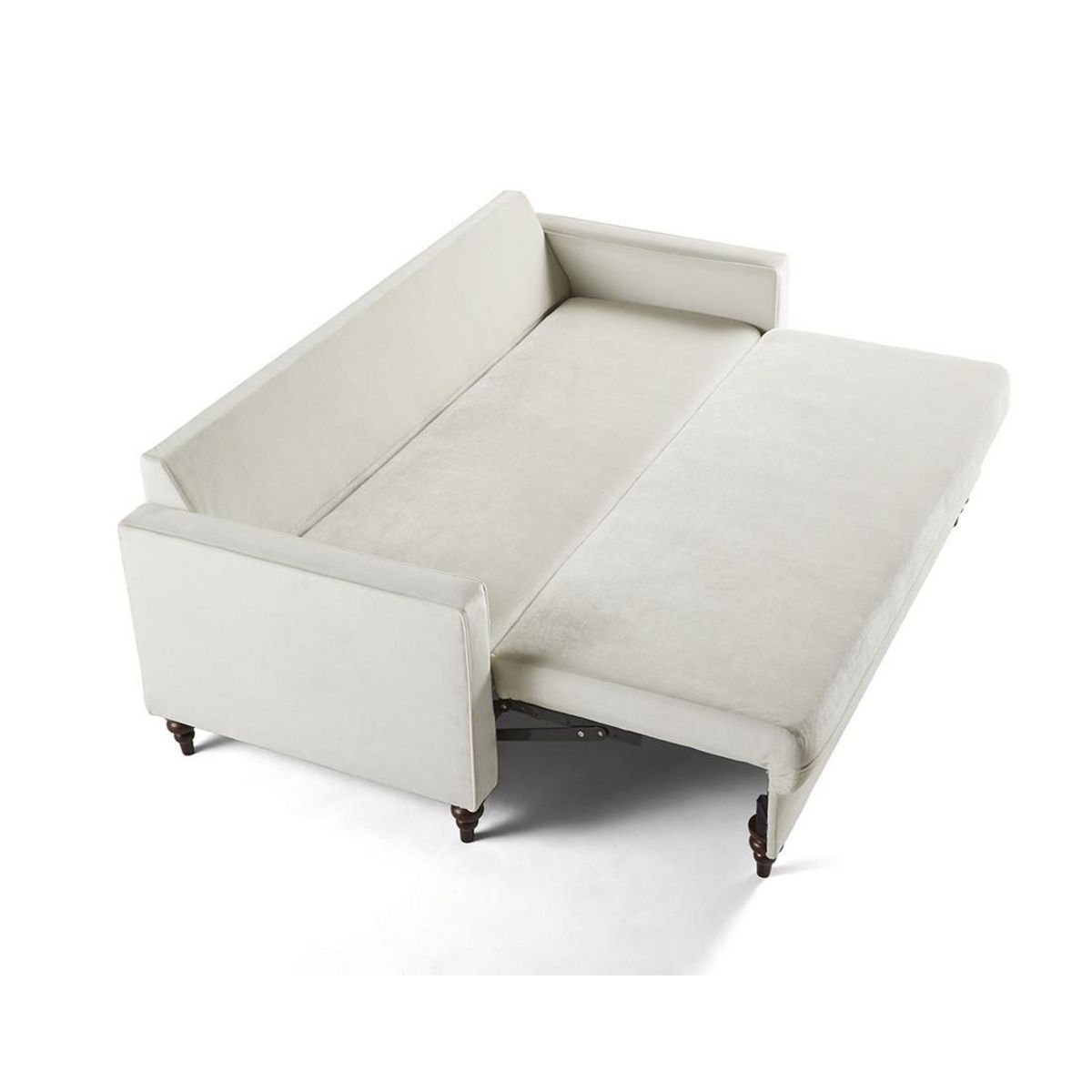 BEST MOBILIER Flamingo - canapé droit 3 places convertible en velours