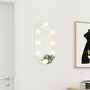 Voir la diapositive 3 : VIDAXL Miroir avec eclairage LED 60x30 cm Verre Ovale
