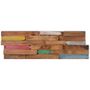 Voir la diapositive 5 : VIDAXL Panneaux de revetement mural 10 pcs 1,03 m^2 Bois de teck solide