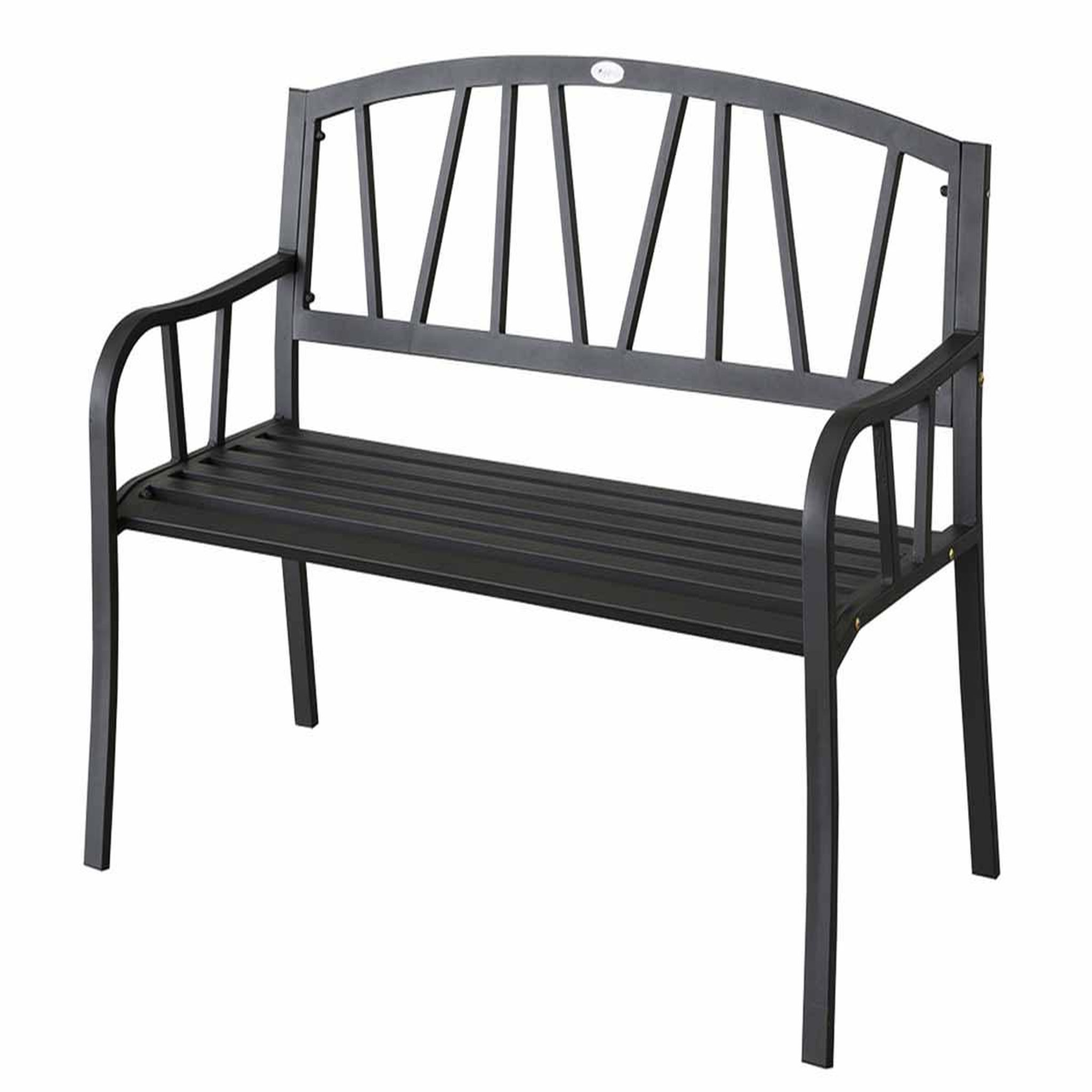 Voir la diapositive 1 : HESPERIDE Banc de jardin en métal Alvernia - Hespéride