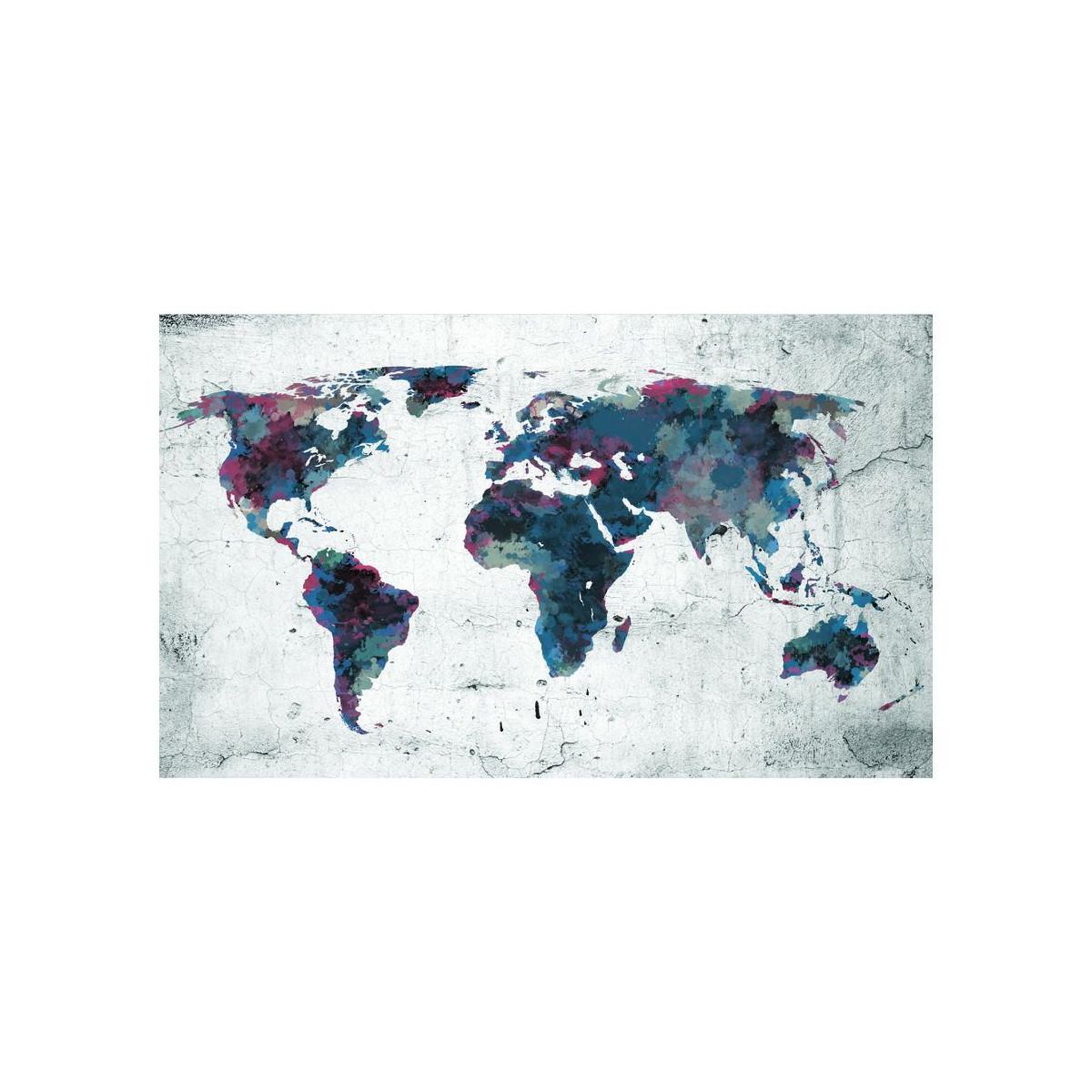 Voir la diapositive 2 : Paris Prix Papier peint  world map on the wall ii  450x270cm