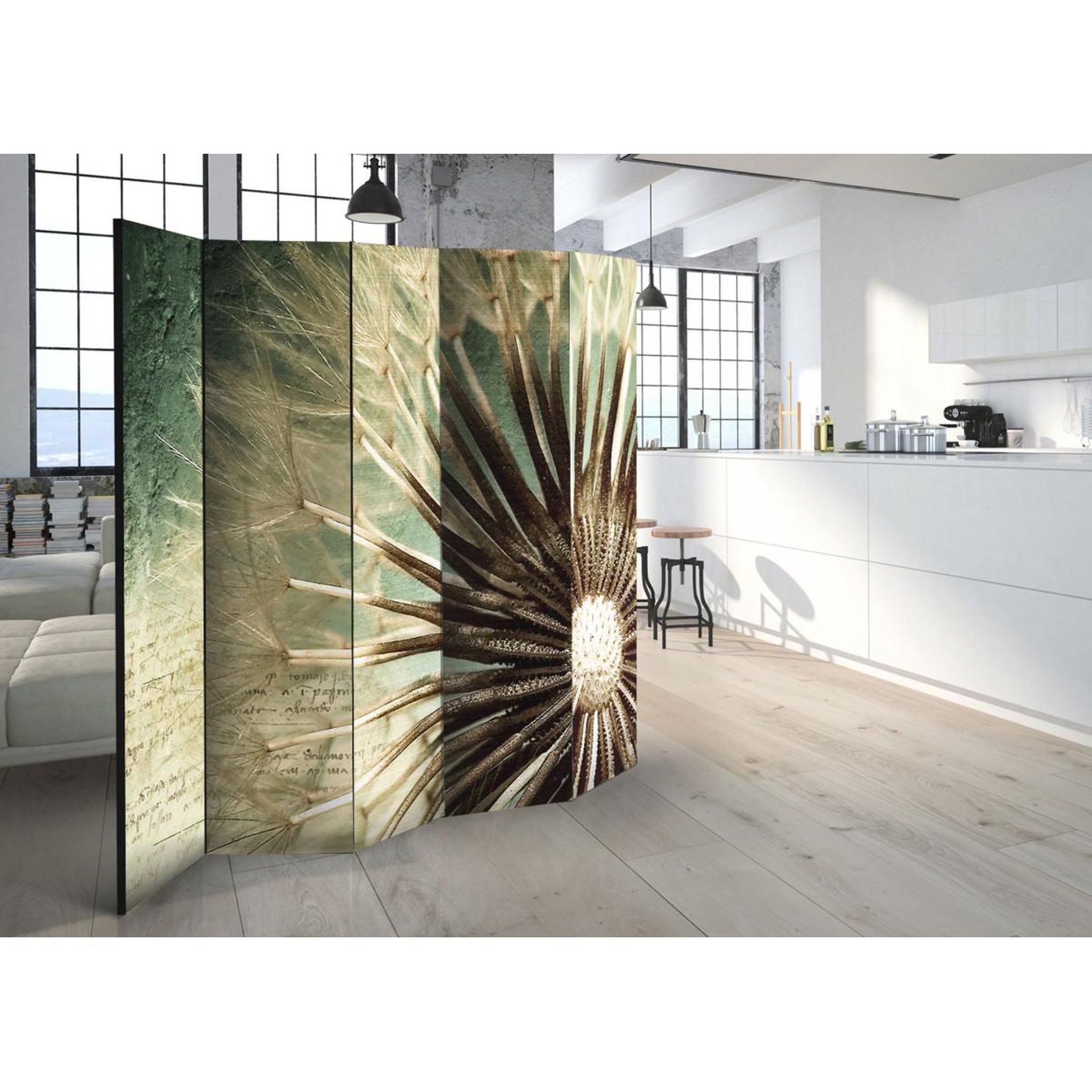 Voir la diapositive 2 : Paris Prix Paravent 5 volets  story of the summer  172x225cm