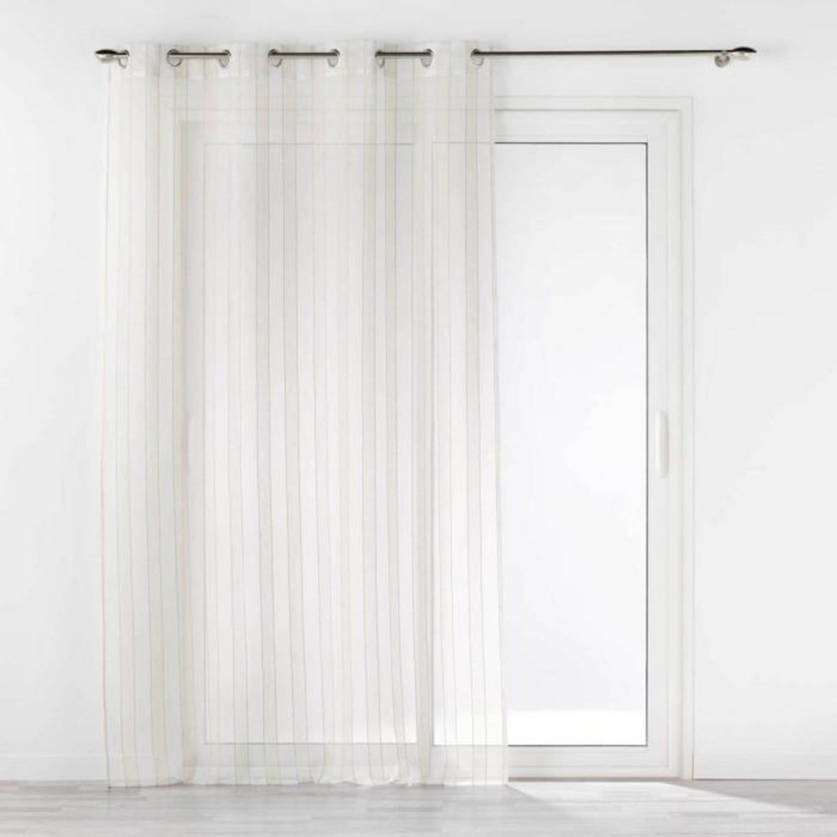 Paris Prix Rideau Voilage à Œillets  Charlize  140x240cm Naturel