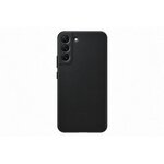 Samsung Coque en cuir pour Samsung Galaxy S22+ Noir