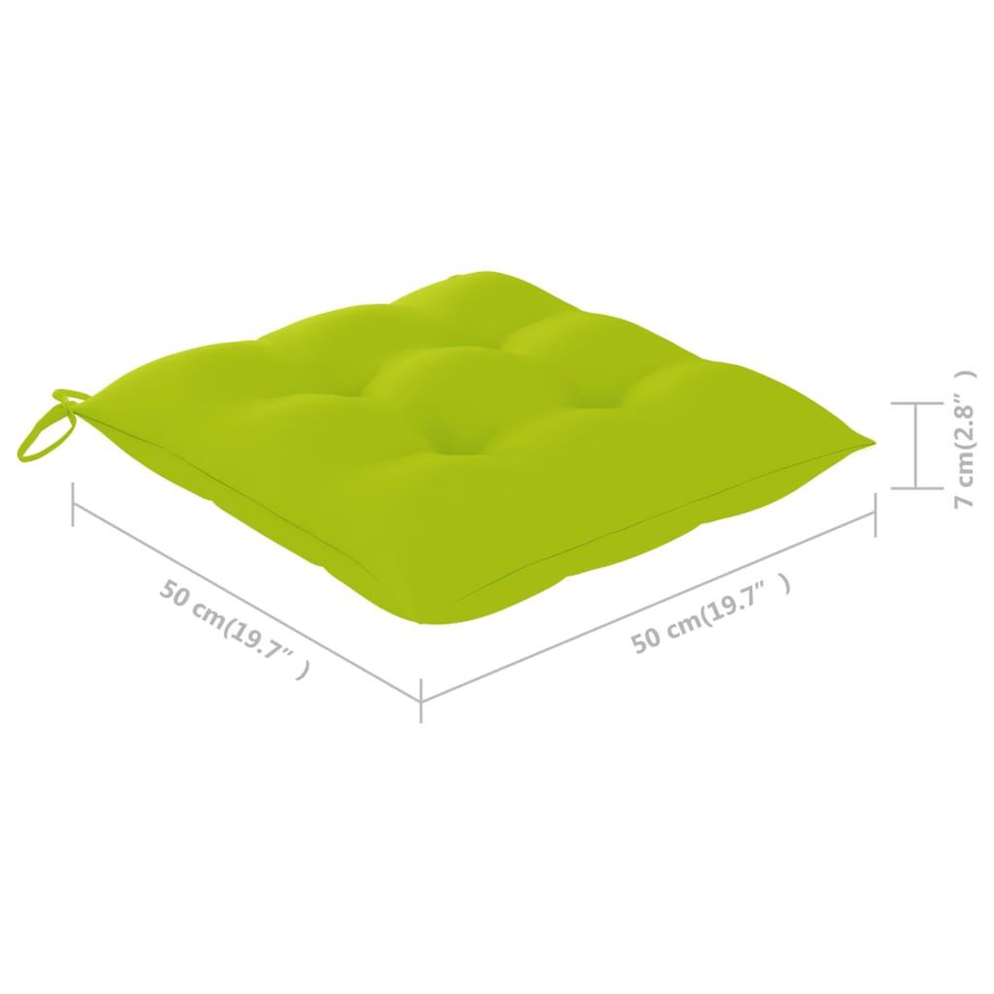 Voir la diapositive 6 : VIDAXL Chaises a manger d'exterieur lot de 6 et coussins Acacia massif