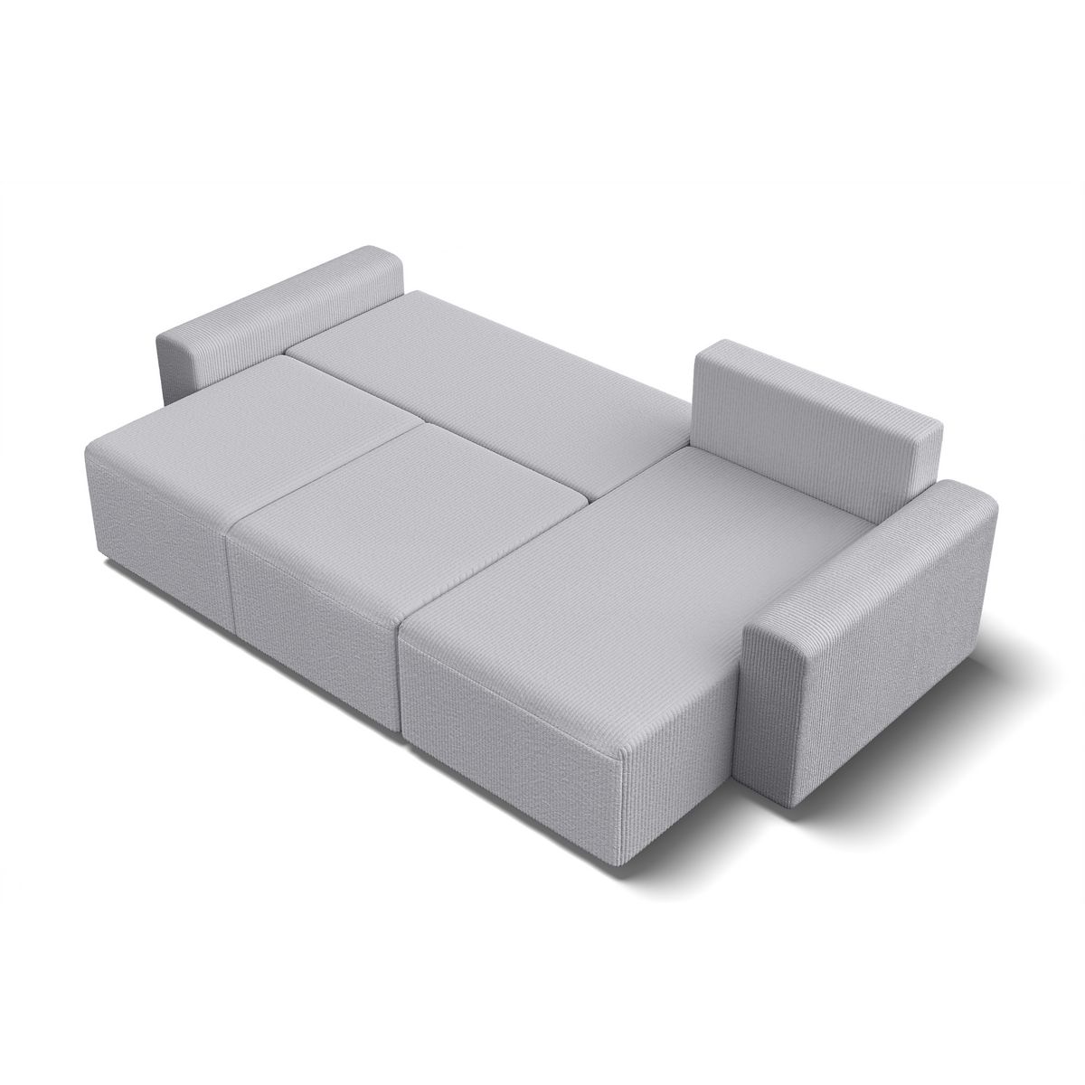 Canapé d'angle convertible et réversible velours côtelé JOY