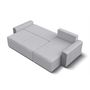 Voir la diapositive 6 : Canapé d'angle convertible et réversible velours côtelé JOY
