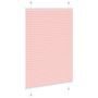 Voir la diapositive 4 : VIDAXL Store plisse rose 95x150 cm largeur du tissu 94,4 cm polyester