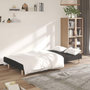 Voir la diapositive 3 : VIDAXL Canape-lit a 2 places noir tissu