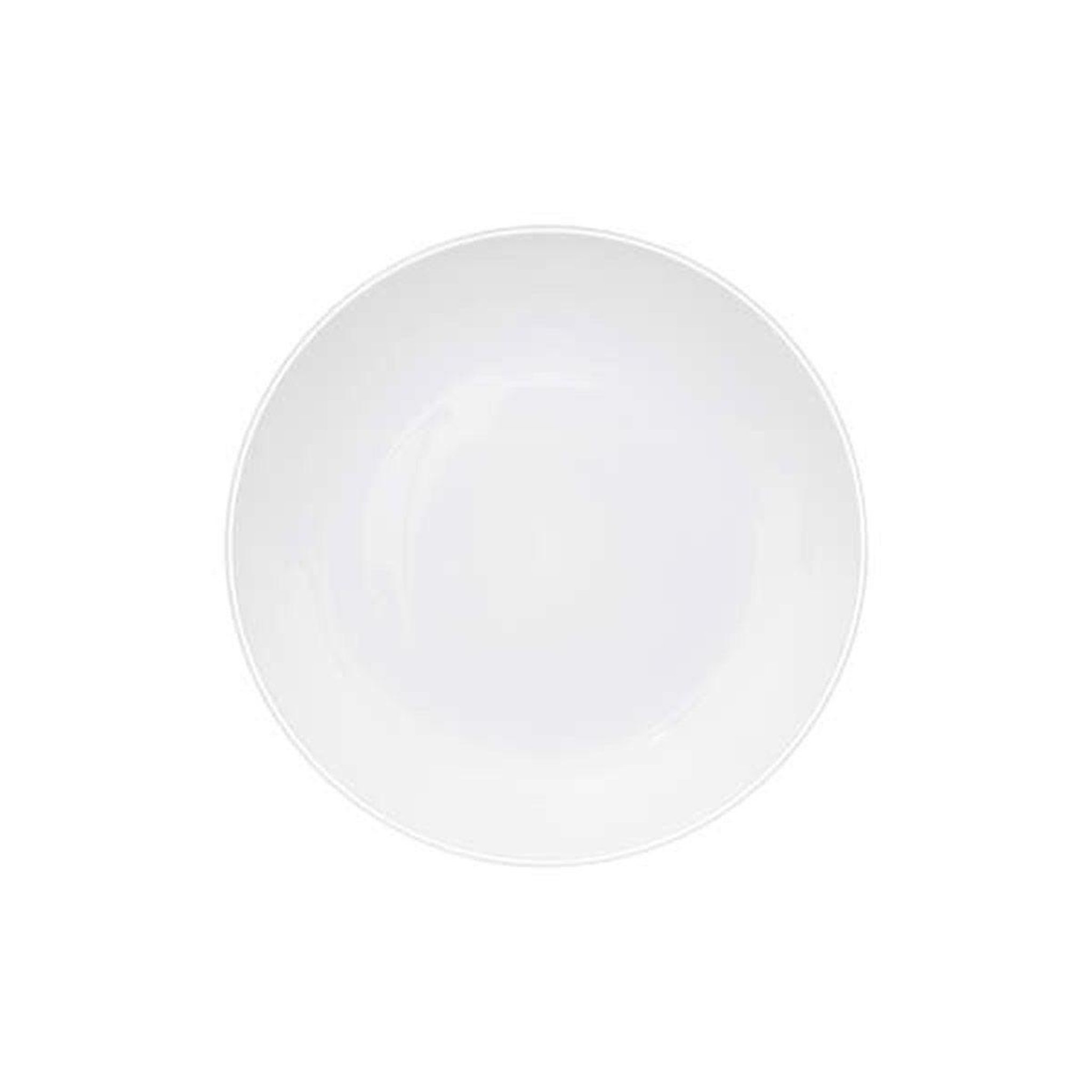 FIVE Lot de 6 assiettes plates réutilisables  square  25cm blanc