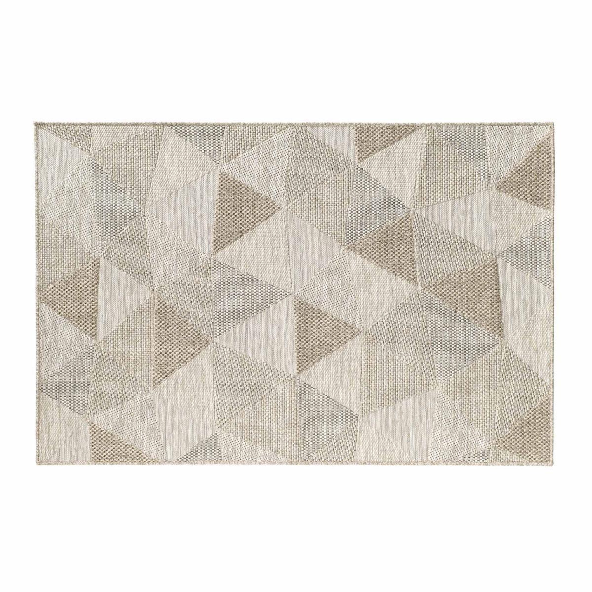 Douceur d'Intérieur Tapis déco tissé  odilon  120x170cm beige