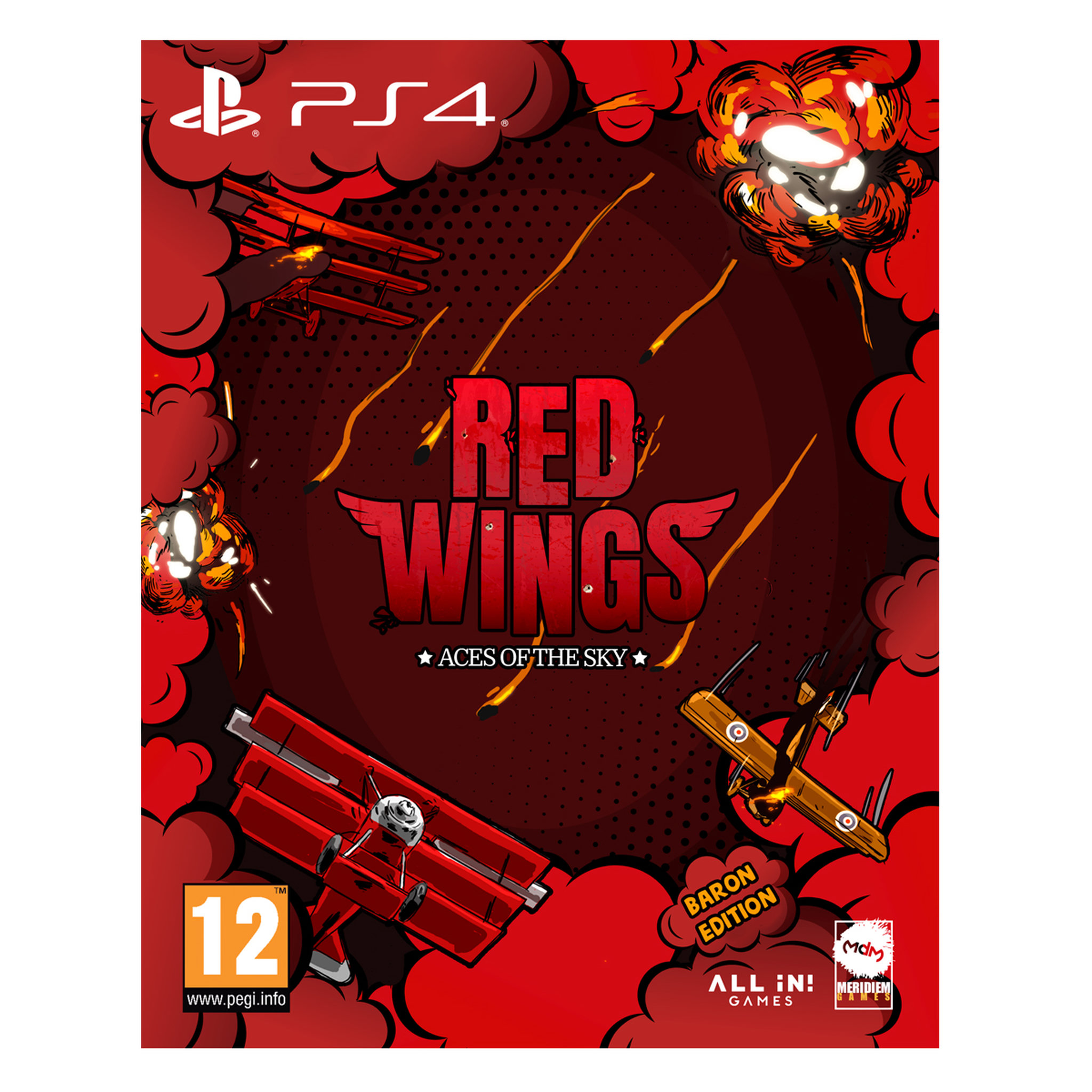 Voir la diapositive 3 : Red wings ! Aces of the sky Baron Edition PS4