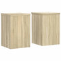 Voir la diapositive 2 : VIDAXL Supports pour plantes 2 pcs chene sonoma bois d'ingenierie