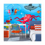 Voir la diapositive 1 : Paris Prix Papier Peint  Poulpe & Requin