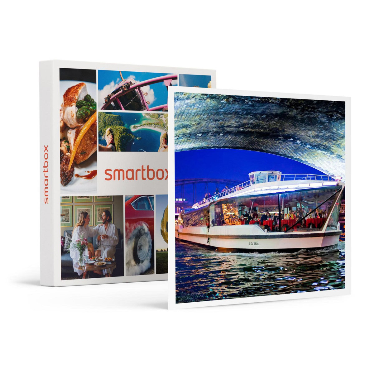 Smartbox Découverte de Paris lors d'un dîner croisière Excellence sur la Seine pour 2 adultes et 2 enfants - Coffret Cadeau Gastronomie