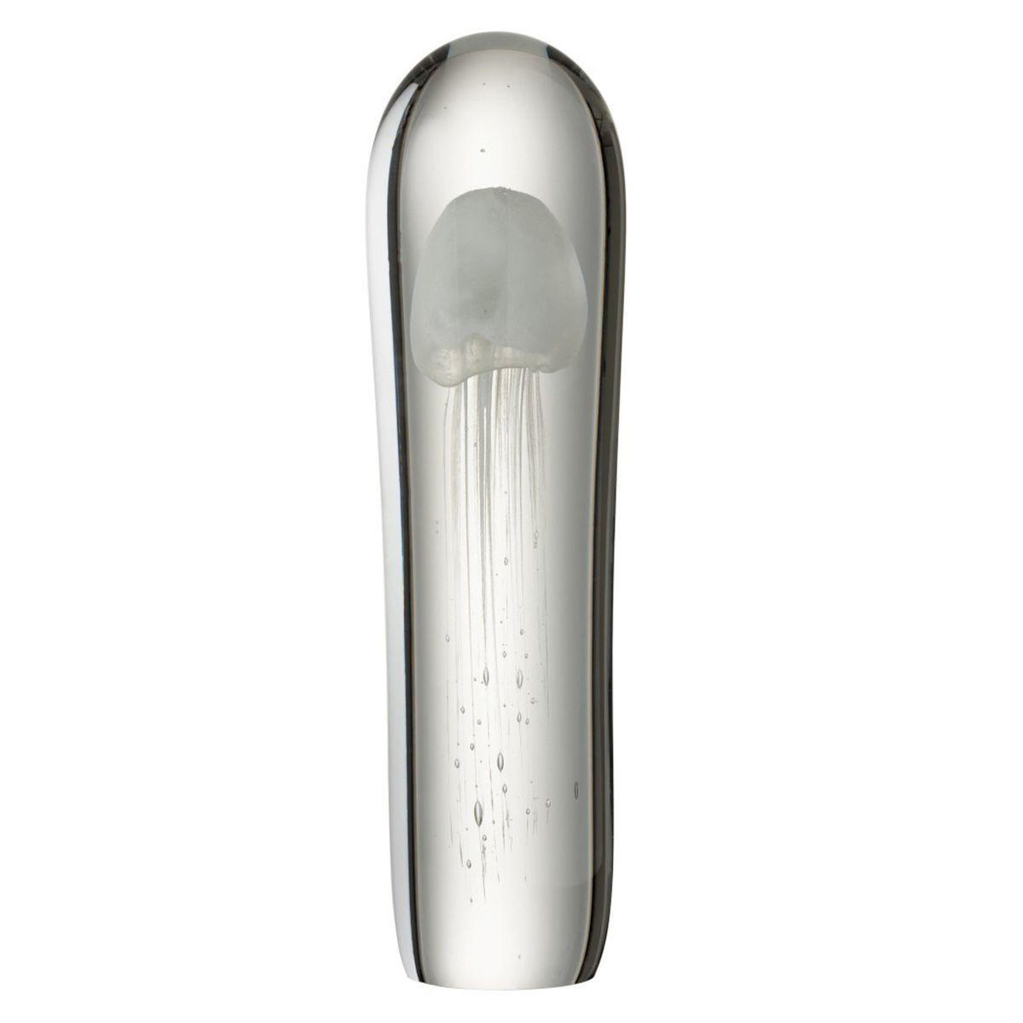 J-LINE Presse-Papier Verre  Méduse Tentacule  40cm Blanc