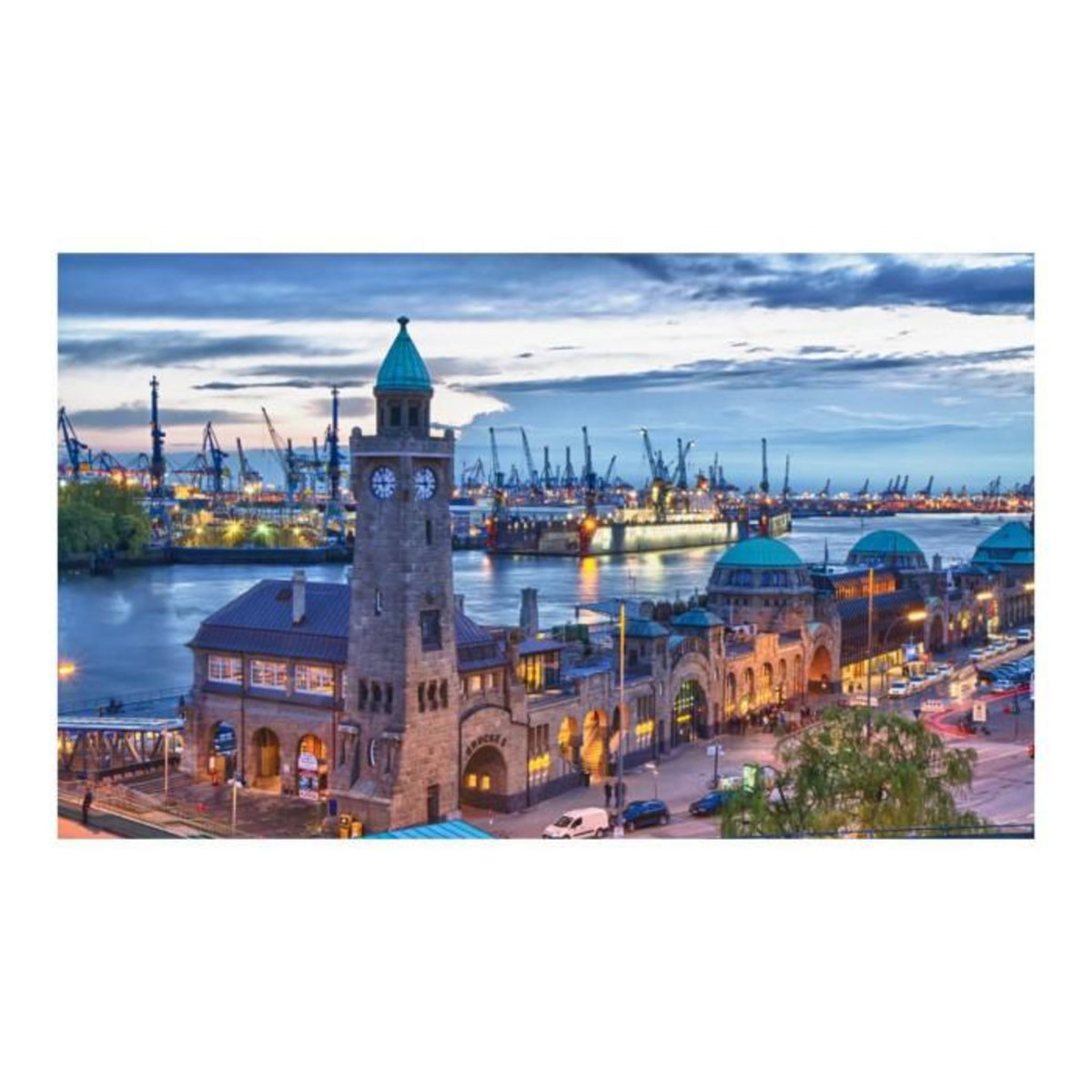 Paris Prix Papier Peint  St. Pauli Landing Stages II  270x450cm