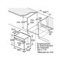 Voir la diapositive 6 : BOSCH Four intégrable multifonction 71l 60cm a+ pyrolyse noir - HBG7741B1