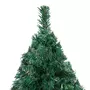 VIDAXL Arbre de Noël artificiel pre-eclaire et boules vert 150 cm PVC