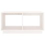 Voir la diapositive 5 : VIDAXL Table basse Blanc 80x50x40 cm Bois massif de pin