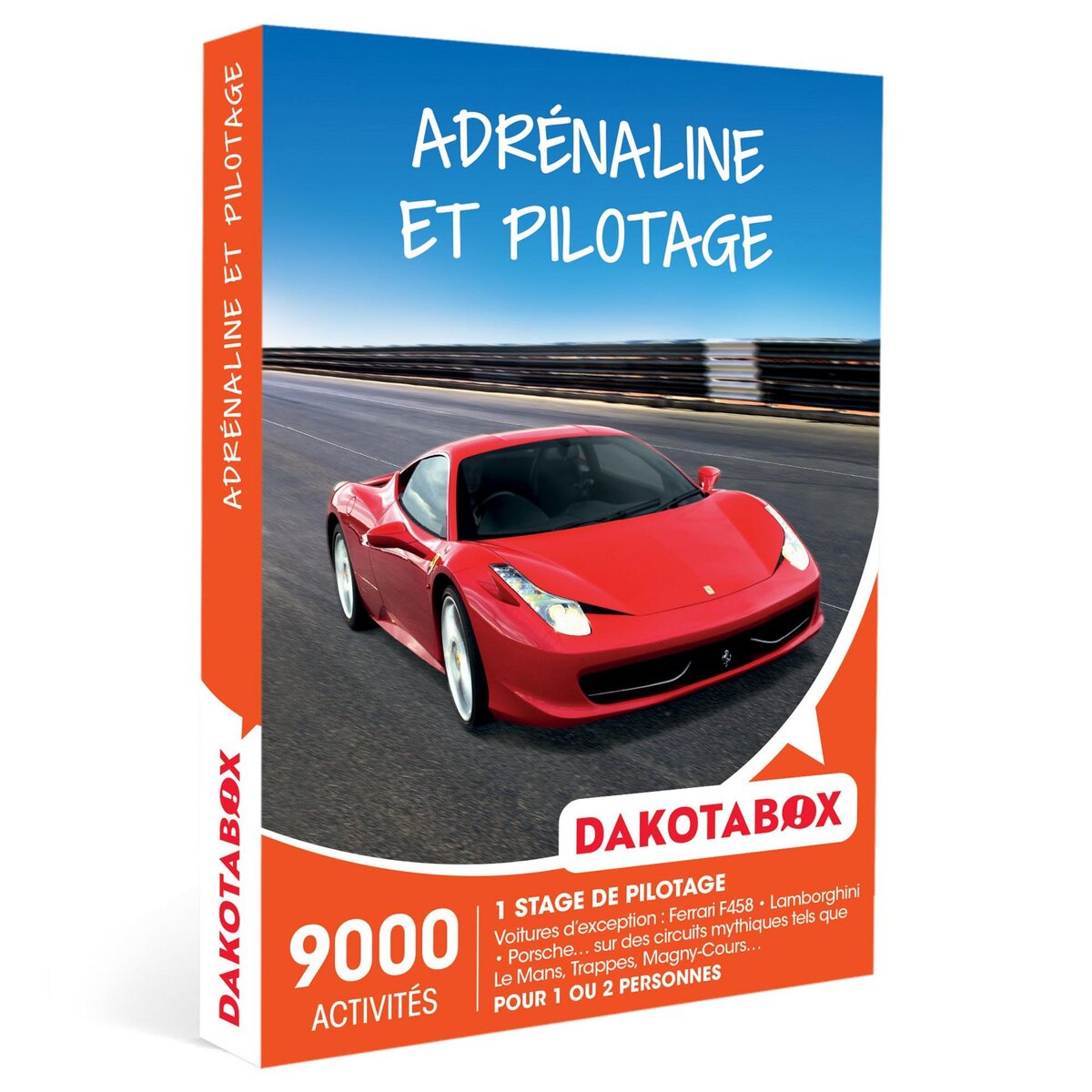 Dakotabox Adrénalineset pilotage - Coffret Cadeau Sport & Aventure