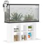 Voir la diapositive 3 : VIDAXL Support pour aquarium blanc 120x40x60 cm bois d ingénierie