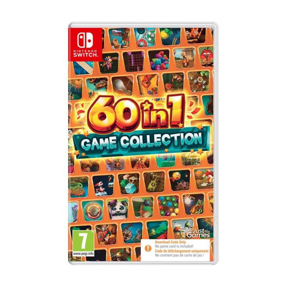 Just for games 60 in 1 Game Collection Code in a box Nintendo Switch