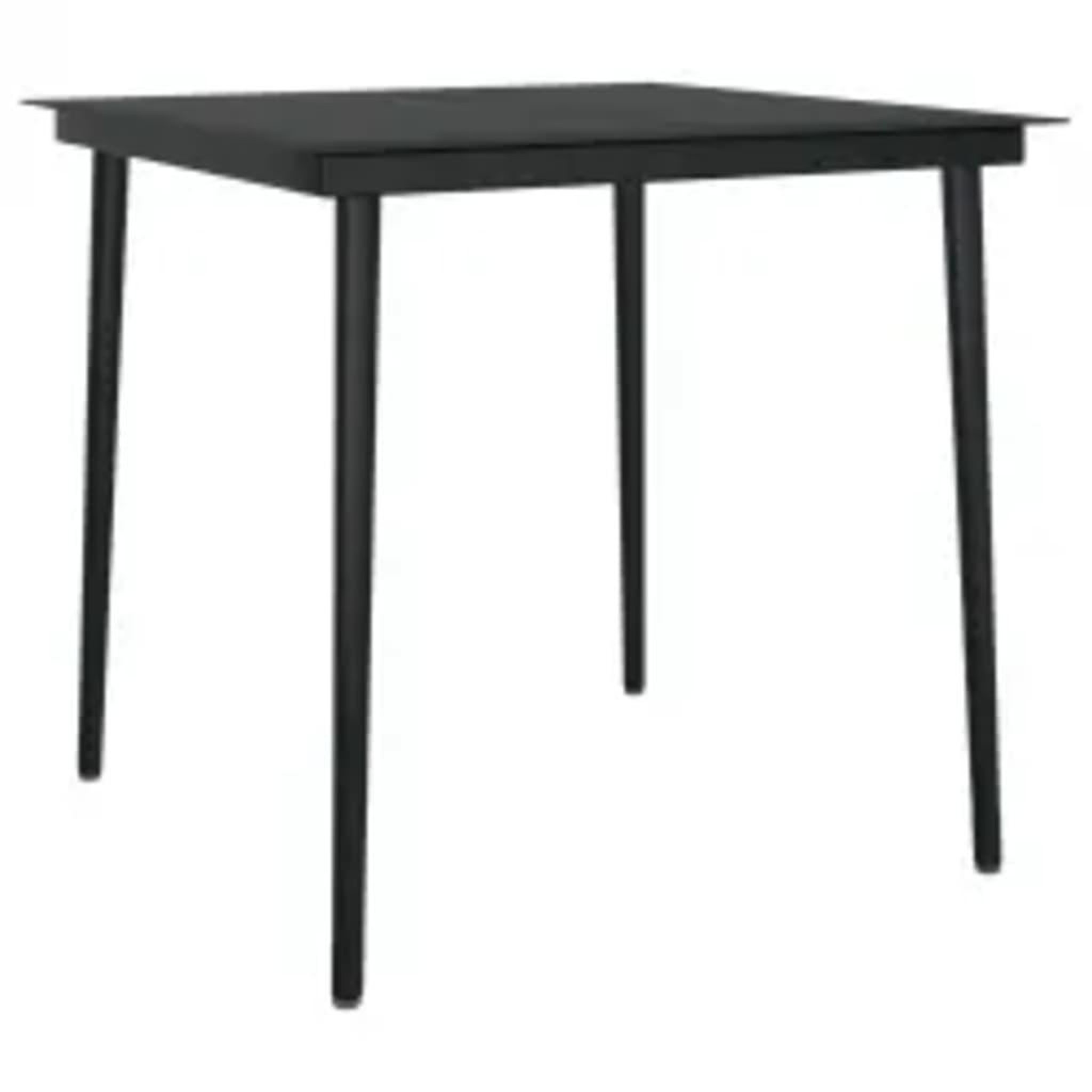 Voir la diapositive 5 : VIDAXL Ensemble a manger de jardin et coussins 3 pcs Gris et noir