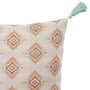 Voir la diapositive 3 : ATMOSPHERA Coussin Déco Jacquard  Ikat  38x38cm Multicolore