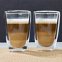 Voir la diapositive 5 : HI HI Ensemble de verres a latte macchiato 2 pcs 400 ml transparent