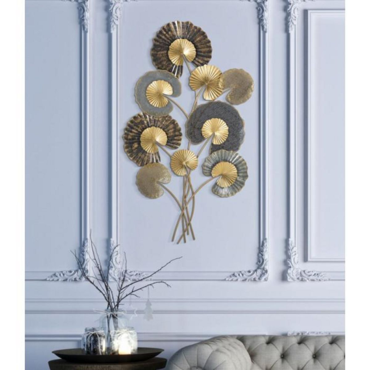 Paris Prix Décoration Murale en Métal  Web  63cm Multicolore