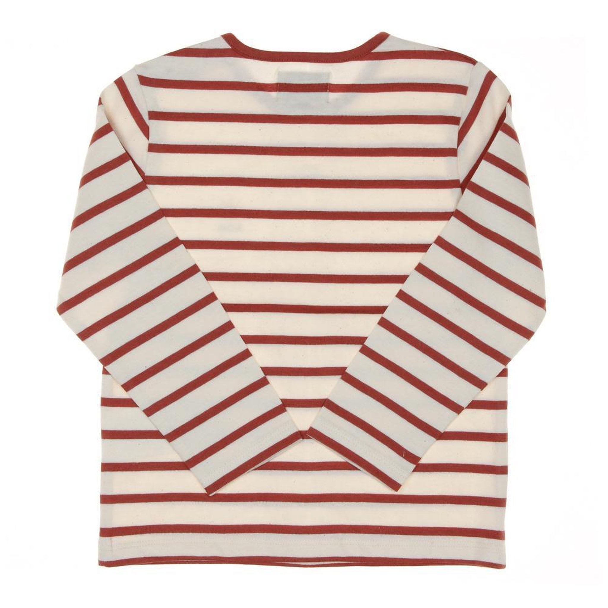 Voir la diapositive 2 : ELLE EST OU LA MER T-shirt Marinière Rose/Beige Enfant EOM Loris