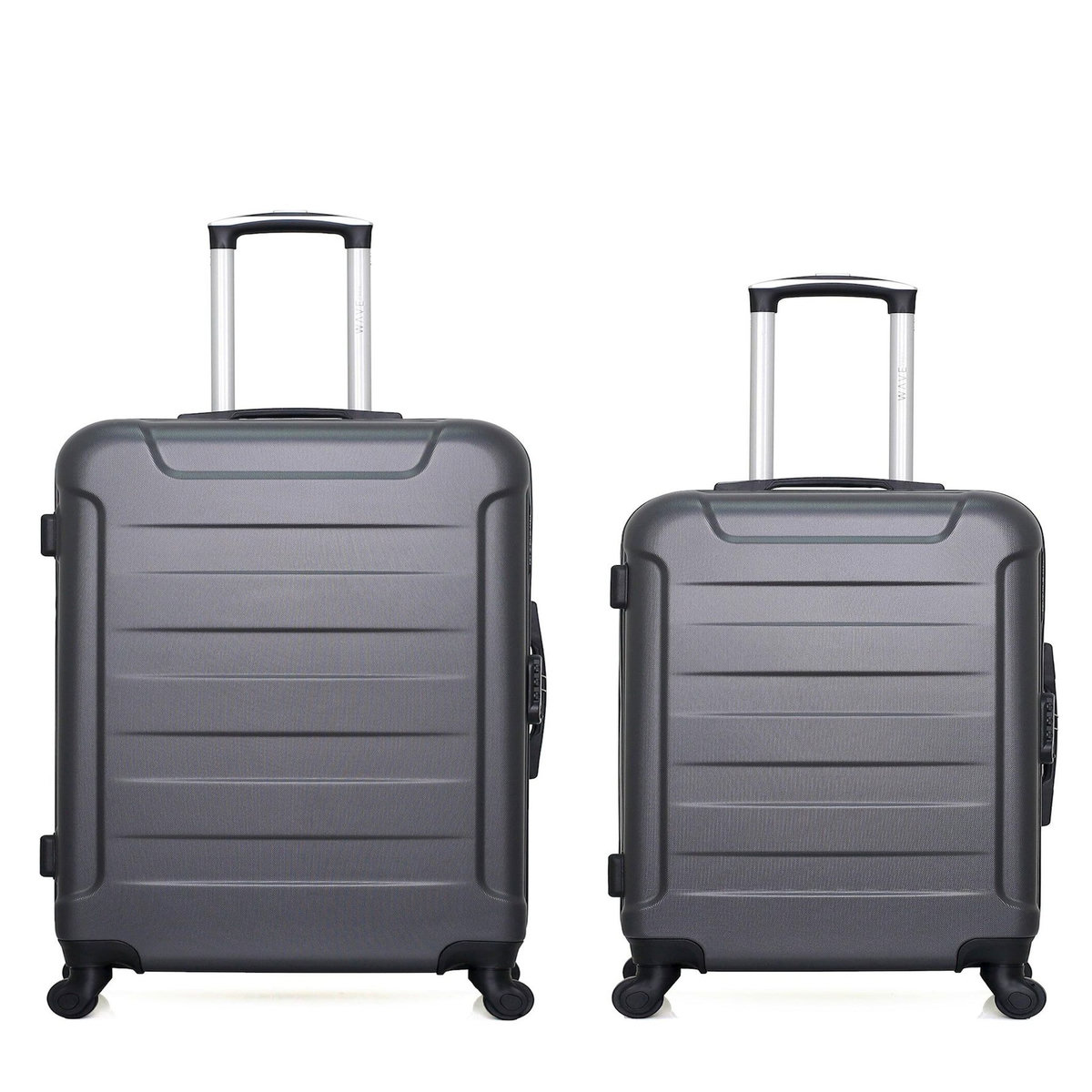 WAVE PARIS WAVE PARIS - Lot de 2 - Valise grand format et valise weekend ELBE