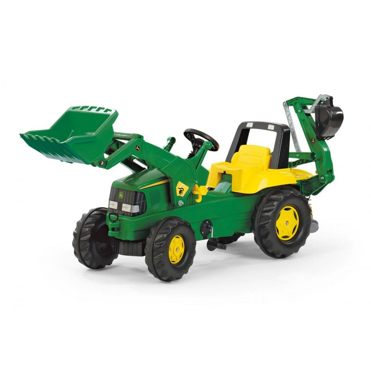 ROLLY TOYS Tracteur à Pédales Rolly Toys RollyJunior John Deere pour Enfants de 3 à 8 Ans