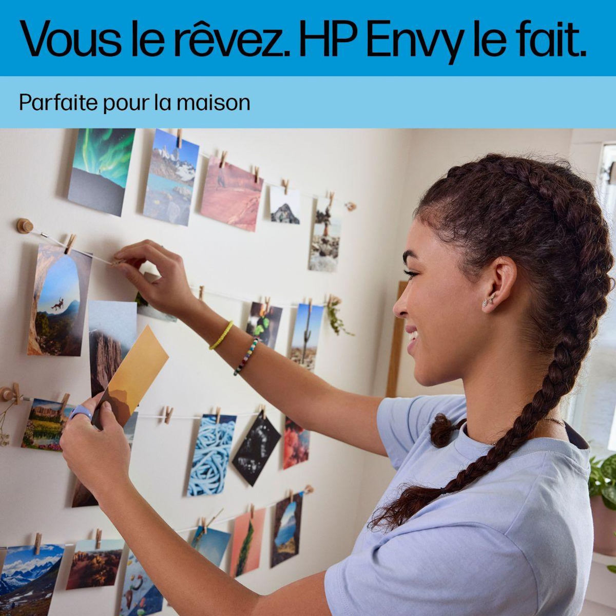 HP Imprimante jet d'encre Envy 6532e éligible Instant Ink