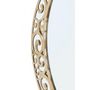 Voir la diapositive 4 : Paris Prix Miroir Mural Design  Luna  72cm Or