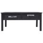 Voir la diapositive 4 : VIDAXL Table basse Noir 100x50x45 cm Bois