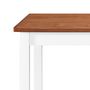 Voir la diapositive 4 : VIDAXL Table et chaises de bar 3 pcs Bois massif Marron et blanc