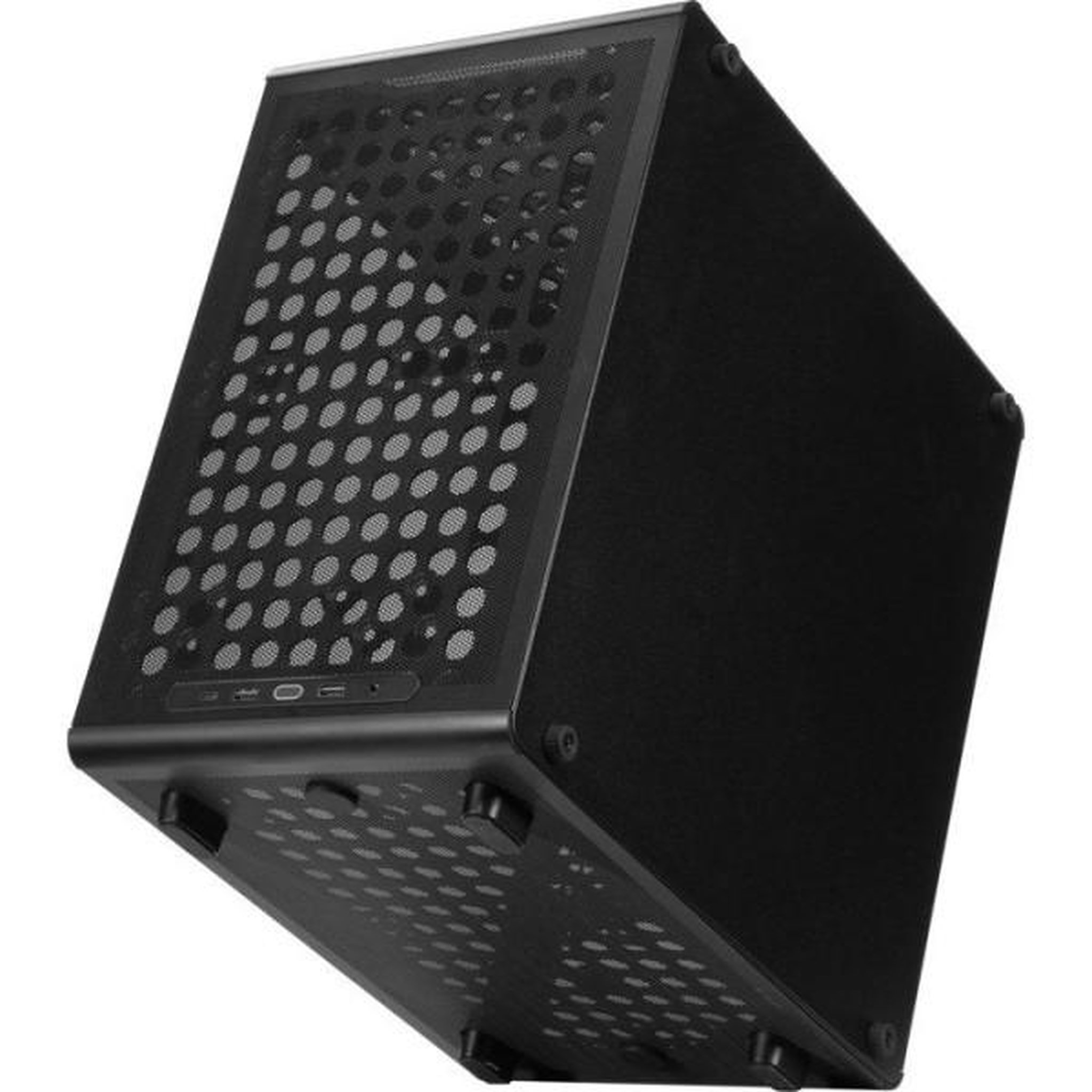 Voir la diapositive 3 : Cooler Master Boîtier PC Mini Tour - COOLER MASTER - Q300L V3 Black - Micro-ATX/Mini-ITX - Verre trempé - Compatible GPU 366 mm