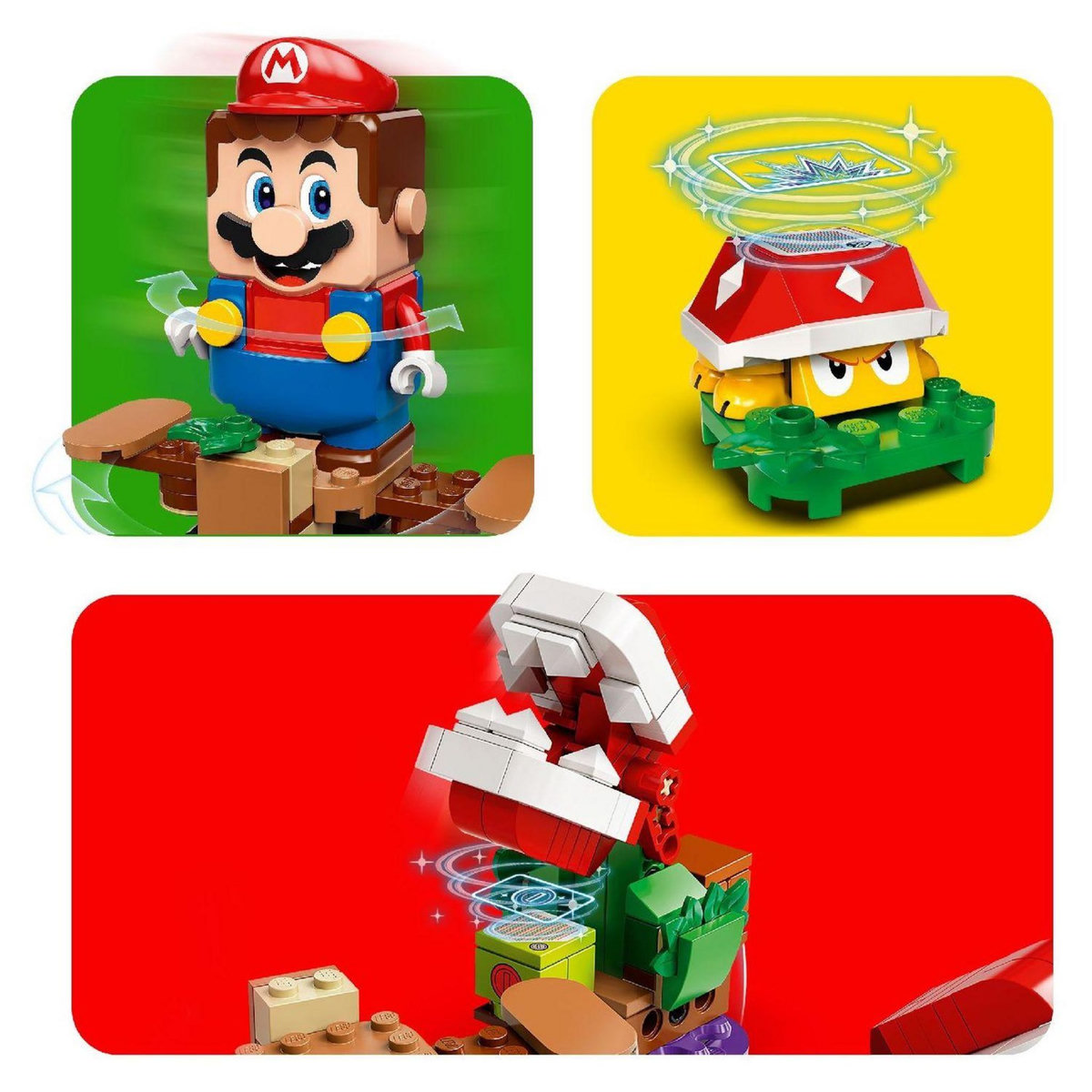 LEGO Super Mario 71382 Ensemble d'extension Le défi de la Plante Piranha
