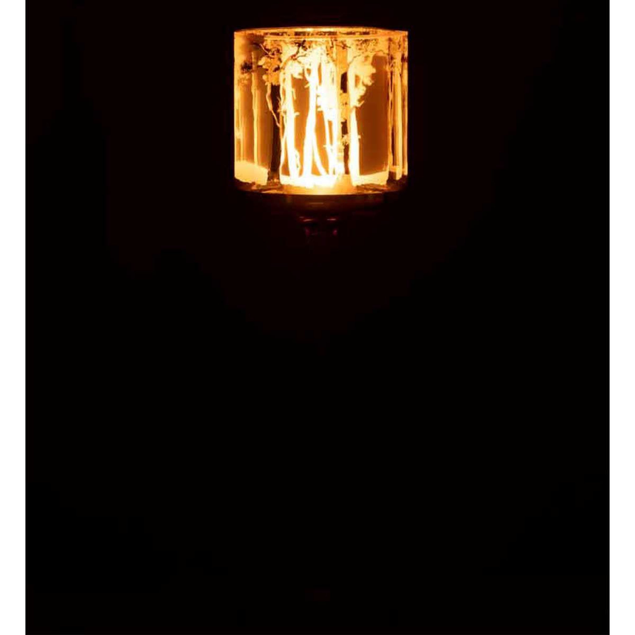 Voir la diapositive 3 : J-LINE Photophore sur Pied  Arbre  30cm Or
