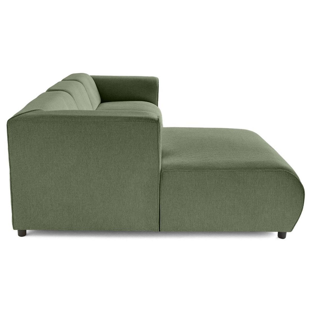 LISA DESIGN Suaro - canapé modulable d'angle gauche 4 places en tissu texturé