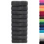 Voir la diapositive 2 : VIDAXL Serviettes d invité de qualité supérieure SOLUND 10pcs 600 g m²