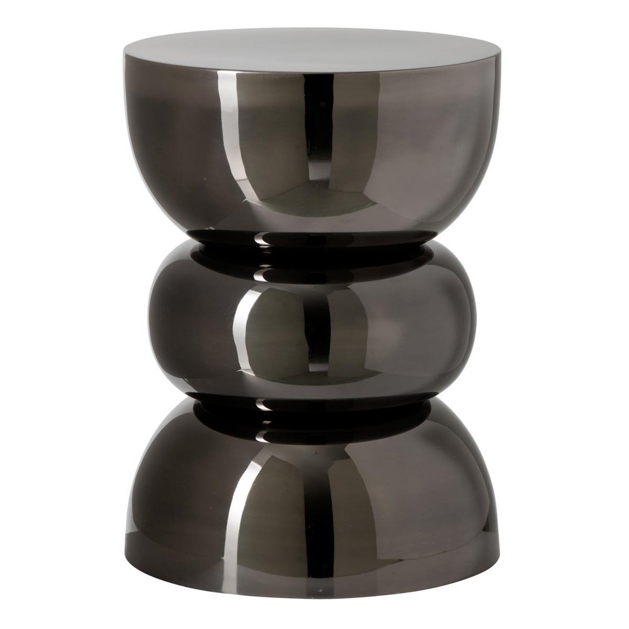 J-LINE Table d'appoint design  bubble  43cm noir