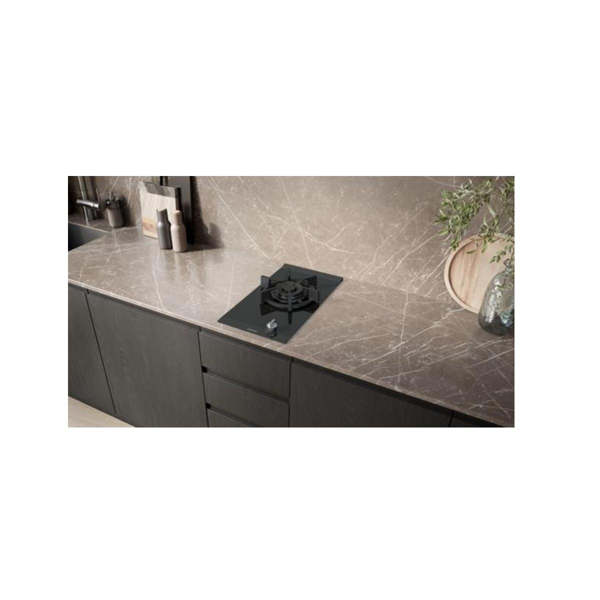 Siemens Domino gaz 30cm 1 feu noir - ER3A6AI10