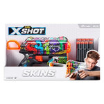 ZURU Pistolet Xshot Skins Flux 8 fléchettes