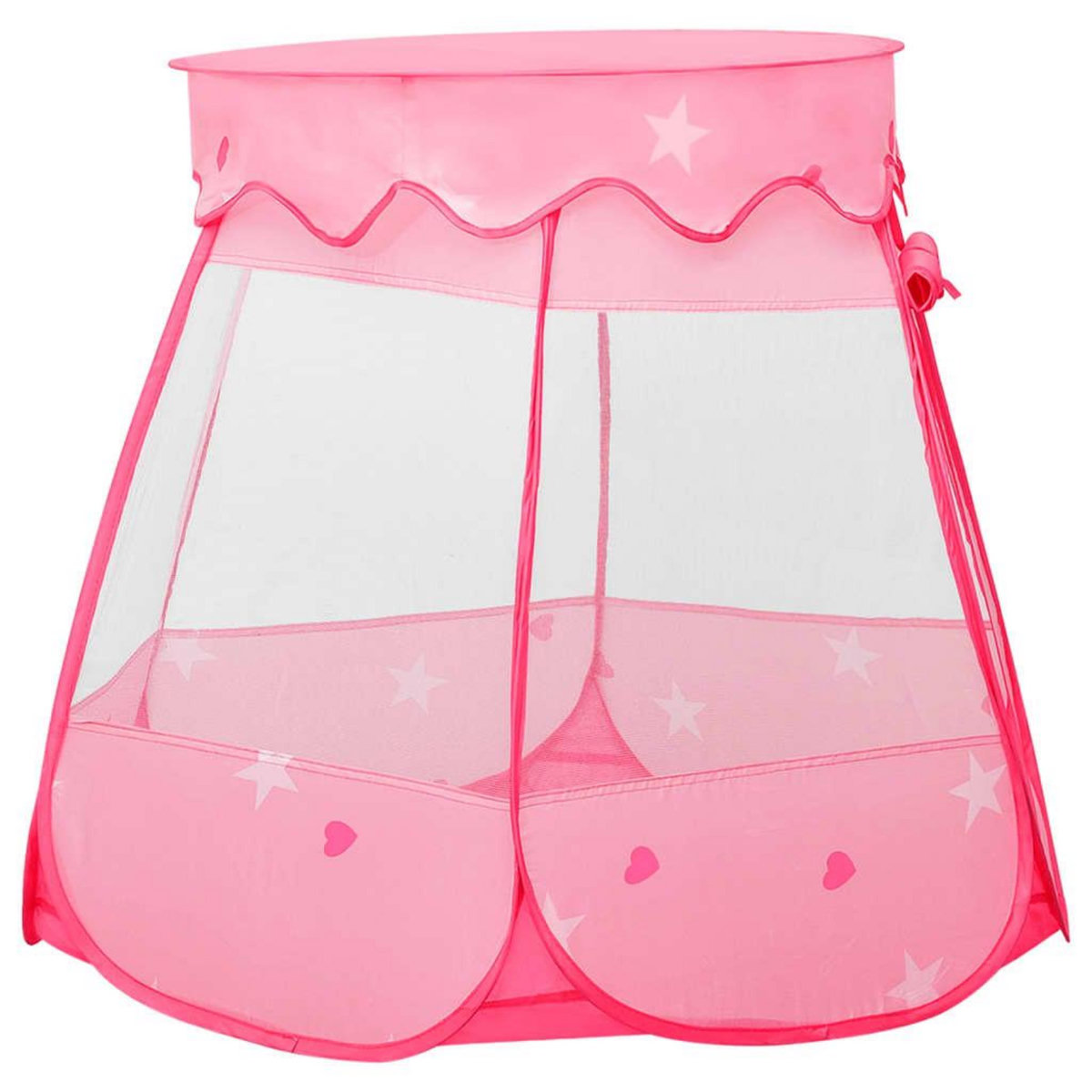 VIDAXL Tente de jeu pour enfants avec 250 balles Rose 102x102x82 cm