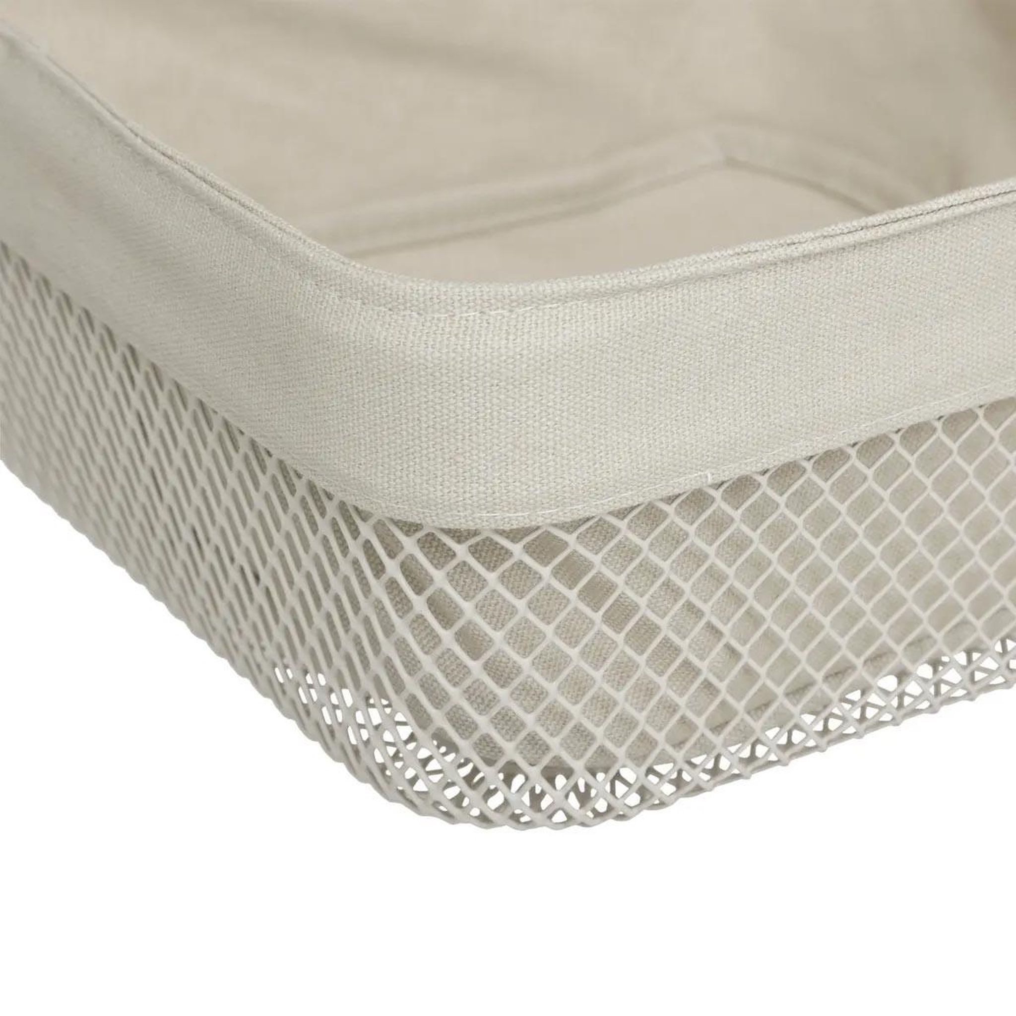 Voir la diapositive 2 : FIVE Corbeille à pain carrée  mayaj  25cm beige