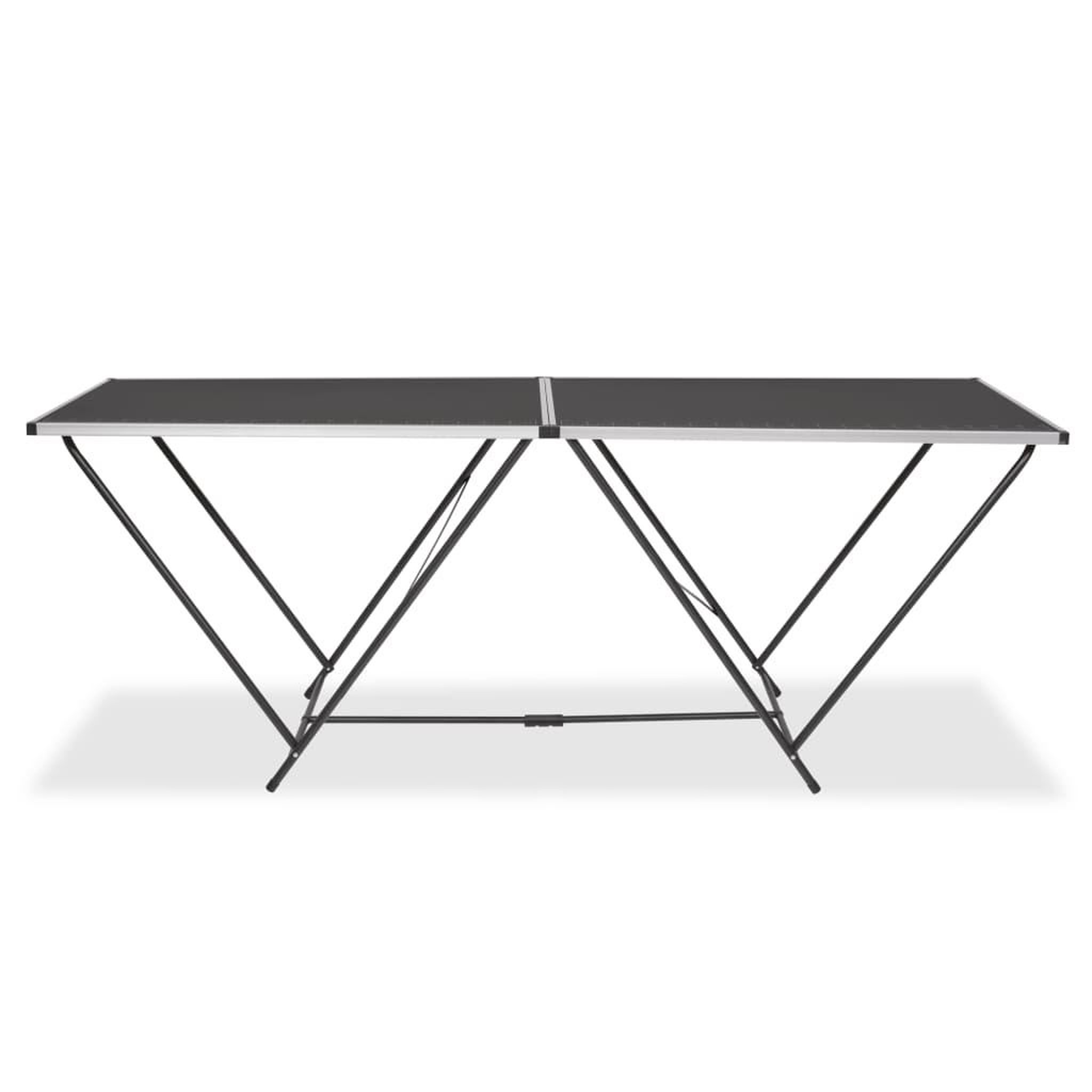 Voir la diapositive 2 : VIDAXL Table pliable de collage MDF et aluminium 200 x 60 x 78 cm