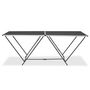 Voir la diapositive 2 : VIDAXL Table pliable de collage MDF et aluminium 200 x 60 x 78 cm